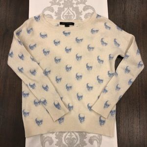 Skull Cashmere 100% cashmere skull crew sweater